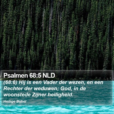 Psalmen 68:5 NLD Bible Verse Image