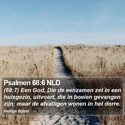 Psalmen 68:6 NLD Bible Verse Image
