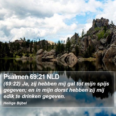 Psalmen 69:21 NLD Bible Verse Image