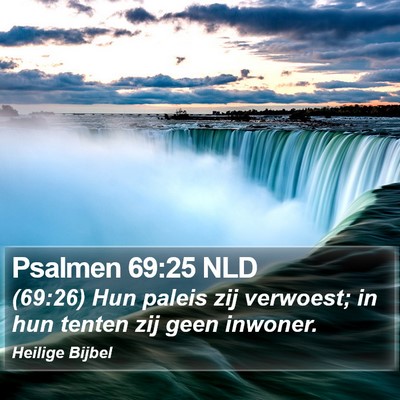 Psalmen 69:25 NLD Bible Verse Image
