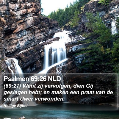 Psalmen 69:26 NLD Bible Verse Image