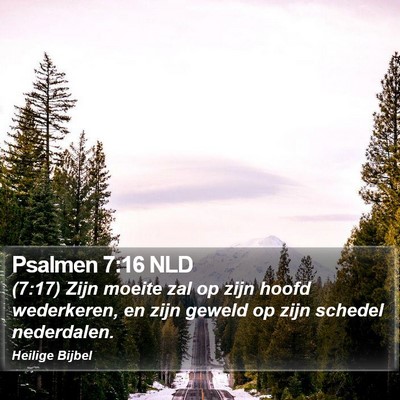 Psalmen 7:16 NLD Bible Verse Image