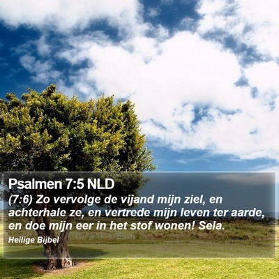Psalmen 7:5 NLD Bible Verse Image
