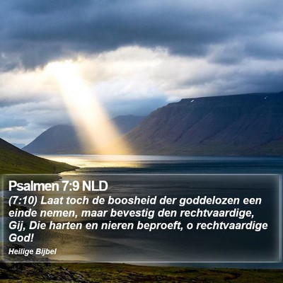 Psalmen 7:9 NLD Bible Verse Image