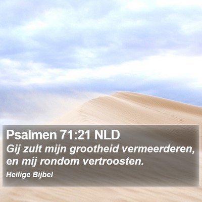 Psalmen 71:21 NLD Bible Verse Image