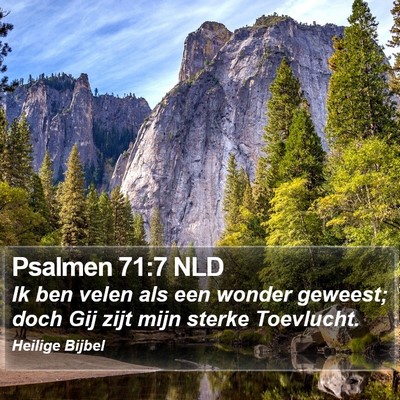 Psalmen 71:7 NLD Bible Verse Image