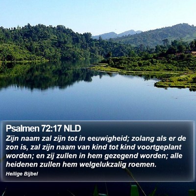 Psalmen 72:17 NLD Bible Verse Image