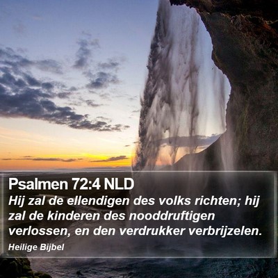 Psalmen 72:4 NLD Bible Verse Image