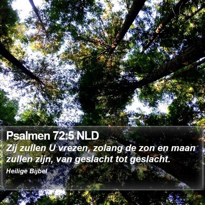 Psalmen 72:5 NLD Bible Verse Image
