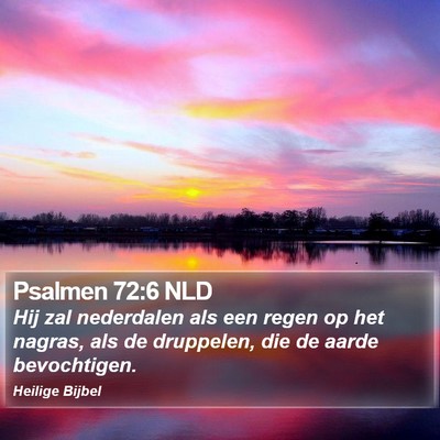 Psalmen 72:6 NLD Bible Verse Image