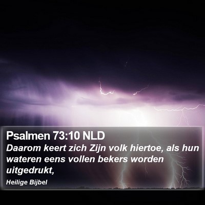 Psalmen 73:10 NLD Bible Verse Image