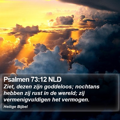 Psalmen 73:12 NLD Bible Verse Image