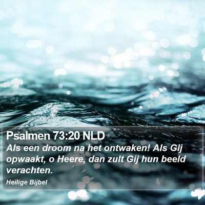 Psalmen 73:20 NLD Bible Verse Image