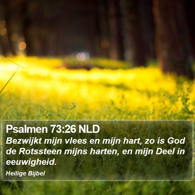 Psalmen 73:26 NLD Bible Verse Image