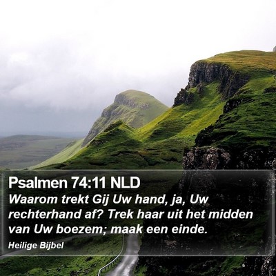 Psalmen 74:11 NLD Bible Verse Image
