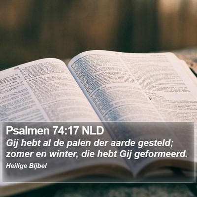 Psalmen 74:17 NLD Bible Verse Image