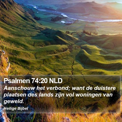 Psalmen 74:20 NLD Bible Verse Image