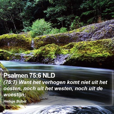 Psalmen 75:6 NLD Bible Verse Image
