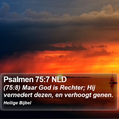 Psalmen 75:7 NLD Bible Verse Image