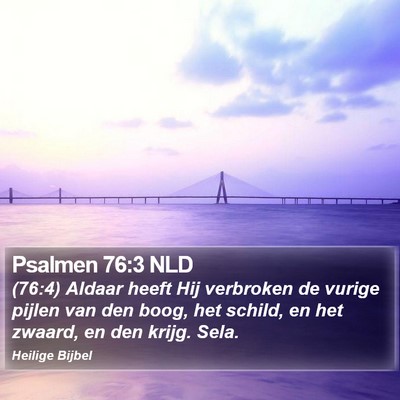 Psalmen 76:3 NLD Bible Verse Image