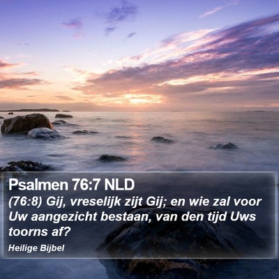Psalmen 76:7 NLD Bible Verse Image