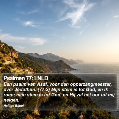 Psalmen 77:1 NLD Bible Verse Image