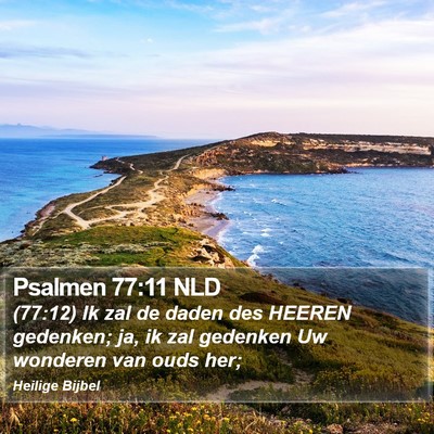 Psalmen 77:11 NLD Bible Verse Image