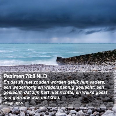 Psalmen 78:8 NLD Bible Verse Image