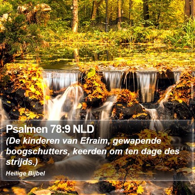 Psalmen 78:9 NLD Bible Verse Image