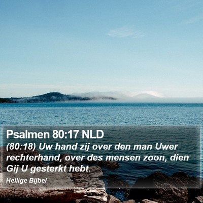 Psalmen 80:17 NLD Bible Verse Image
