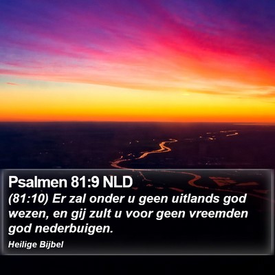 Psalmen 81:9 NLD Bible Verse Image