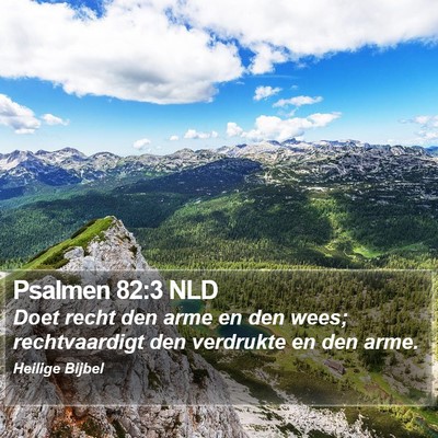 Psalmen 82:3 NLD Bible Verse Image