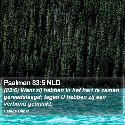 Psalmen 83:5 NLD Bible Verse Image