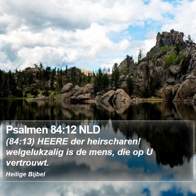 Psalmen 84:12 NLD Bible Verse Image