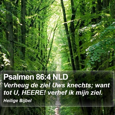 Psalmen 86:4 NLD Bible Verse Image