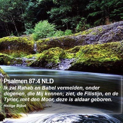 Psalmen 87:4 NLD Bible Verse Image