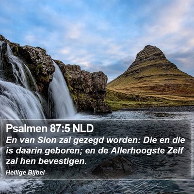 Psalmen 87:5 NLD Bible Verse Image
