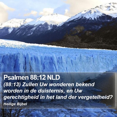 Psalmen 88:12 NLD Bible Verse Image