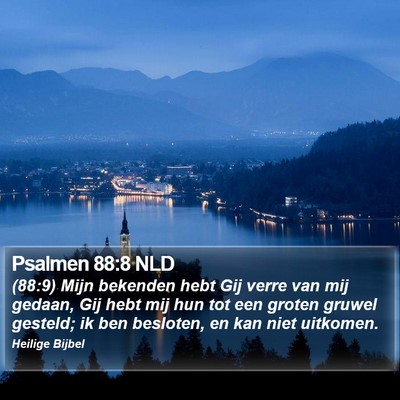 Psalmen 88:8 NLD Bible Verse Image