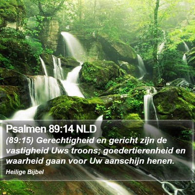 Psalmen 89:14 NLD Bible Verse Image