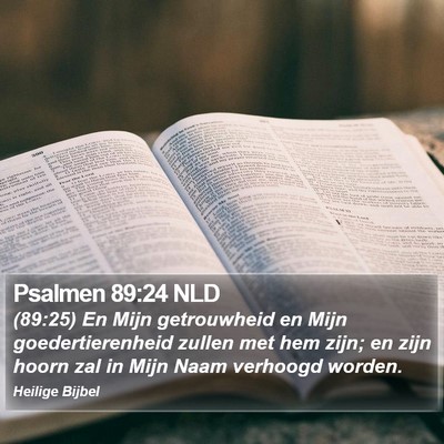 Psalmen 89:24 NLD Bible Verse Image