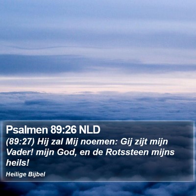 Psalmen 89:26 NLD Bible Verse Image