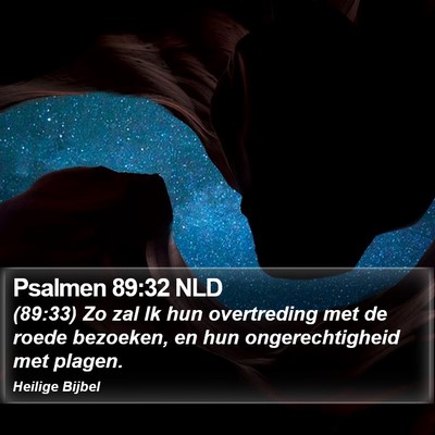 Psalmen 89:32 NLD Bible Verse Image