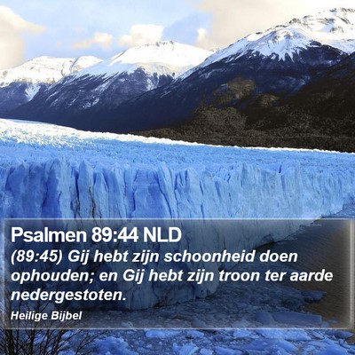 Psalmen 89:44 NLD Bible Verse Image