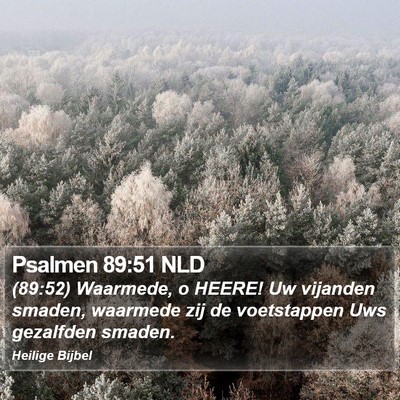 Psalmen 89:51 NLD Bible Verse Image