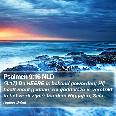 Psalmen 9:16 NLD Bible Verse Image