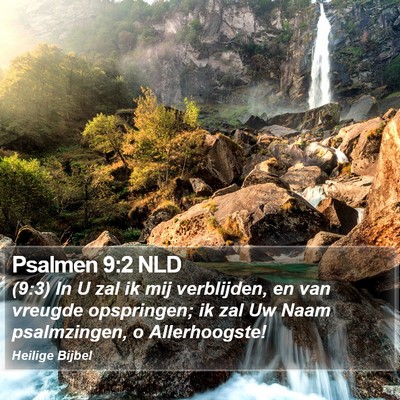 Psalmen 9:2 NLD Bible Verse Image