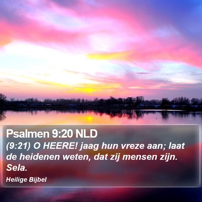 Psalmen 9:20 NLD Bible Verse Image