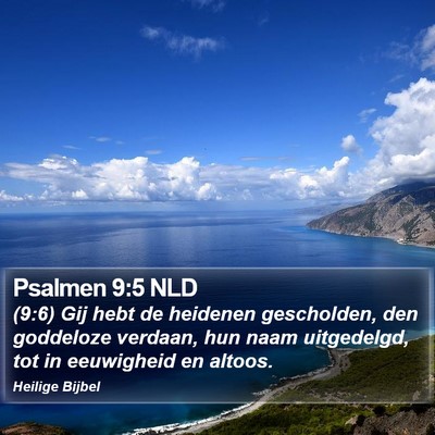 Psalmen 9:5 NLD Bible Verse Image