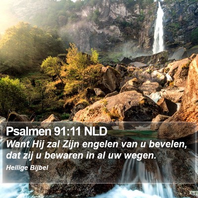 Psalmen 91:11 NLD Bible Verse Image